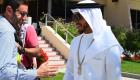 لويس هاميلتون بالزي العربي على هامش "فورمولا البحرين"