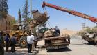 تمثال "أسد اللات" يُنقل من تدمر لترميمه بعد أن شوهه "داعش"