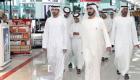 بالصور .. محمد بن راشد يزور مطار دبي الدولي ويطمئن على سلامة مستخدميه
