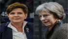 رئيسة وزراء بريطانيا تزور وارسو لبحث وضع المهاجرين البولنديين