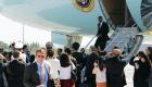 بالصور.. أوباما يصل هانجتشو لحضور قمة مجموعة العشرين