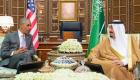 الملك سلمان يستقبل الرئيس الأمريكي ويعقد معه جلسة مباحثات