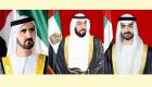 رئيس الإمارات ونائبه ومحمد بن زايد يُعزون أمير قطر