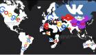 خريطة العالم حسب أكثر المواقع شعبية 