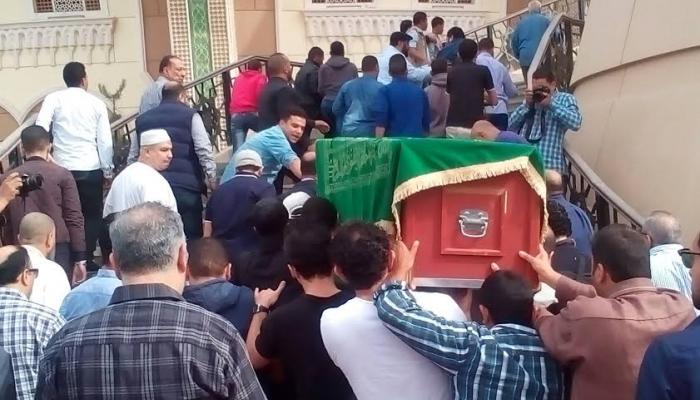 جنازة الفنان الراحل محمود عبد العزيز