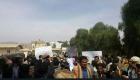 احتجاجات ضد مليشيا الحوثي لنهب مساعدات "الغذاء العالمي"
