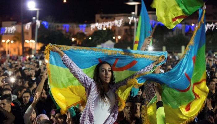 مغاربة في مسيرة احتجاجا على مقتل صياد