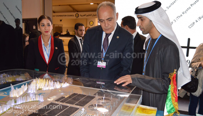 في جناح الإمارات