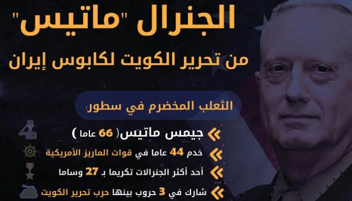 ماتيس من تحرير الكويت لكابوس إيران
