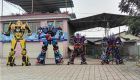 على غرار فيلم "المتحولون".. صيني يصنع روبوتات من بقايا السيارات