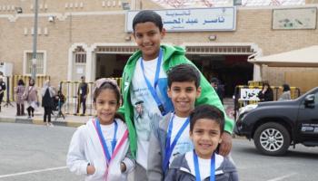 الأطفال حرصوا على حضور العرس الانتخابي
