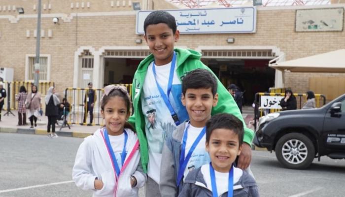 الأطفال حرصوا على حضور العرس الانتخابي