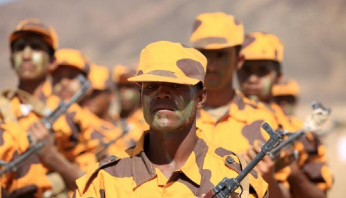 دفعة جديدة من قوات الشرعية تتدرب في مأرب