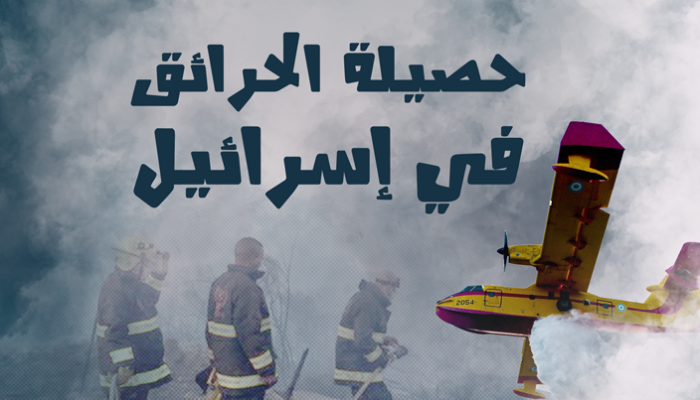 حرائق غير مسبوقة في إسرائيل