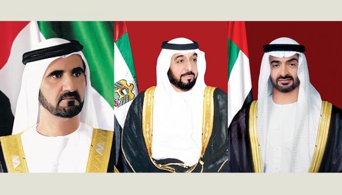 رئيس الإمارات ونائبه ومحمد بن زايد