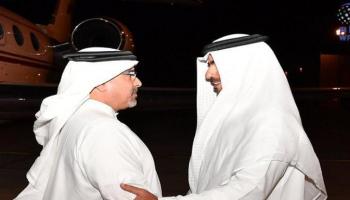 وصول ولي عهد البحرين إلى الإمارات