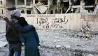 بالصور.. فيس بوك يشتعل برسالة غرامية على جدران حلب 