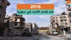 2016.. عام تقدم الأسد في سوريا