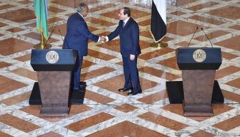 السيسي ورئيس جيبوتي