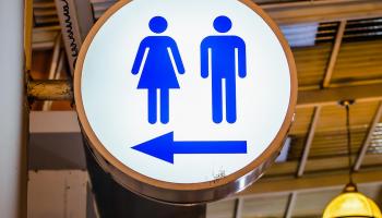 مراحيض الطائرة كانت غير مناسبة للاستخدام