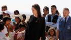  أنجيلينا جولي تزور مخيما للاجئين السوريين في الأردن