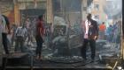 58 قتيلا في غارات جوية استهدفت سوقا تجاريا بإدلب 