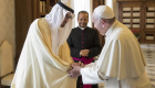 بالصور.. محمد بن زايد وبابا الفاتيكان يبحثان العلاقات الثنائية بما يخدم القضايا الإنسانية