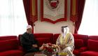 بالصور.. شيخ الأزهر يلتقي ملك البحرين ويثني على سياسته