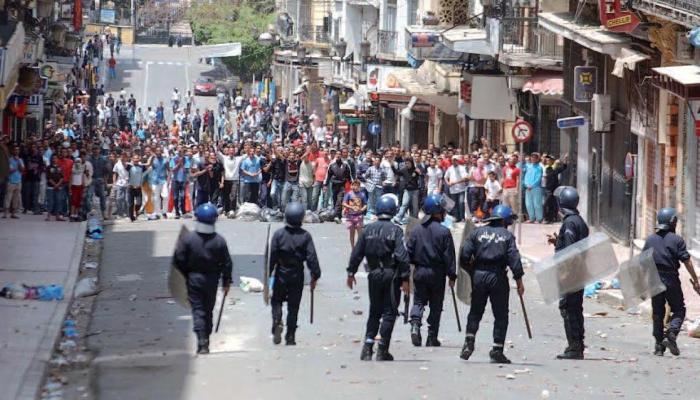أحداث الشغب بالعاصمة الجزائرية