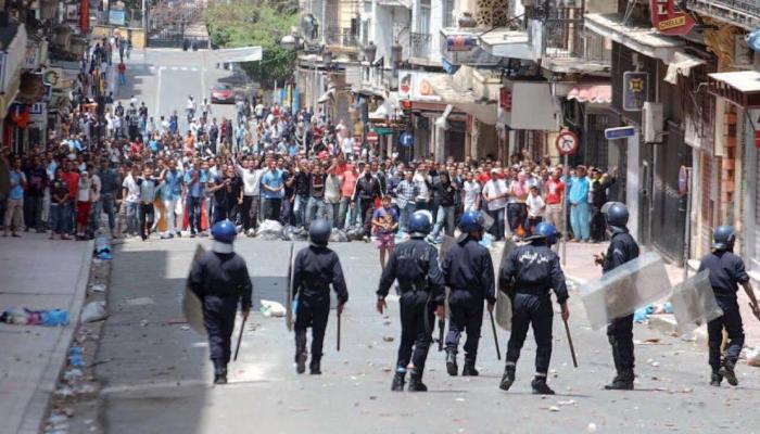 جانب من مظاهرات بجاية في الجزائر