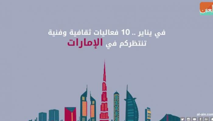 فعاليات شهر يناير في الإمارات