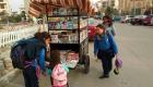 بالصور: عجلة للكتب تجوب شوارع القاهرة 