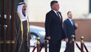 أمير الكويت والعاهل الأردني