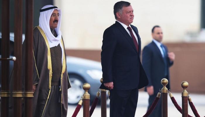 أمير الكويت والعاهل الأردني