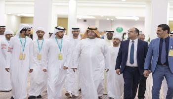 الشيخ سعيد بن طحنون في معرض العين للكتاب