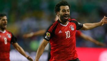 اللاعب محمد صلاح صاحب هدفي الفوز والتأهل للمونديال