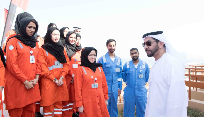الشيخ حمدان بن زايد آل نهيان ممثل الحاكم في منطقة الظفرة
