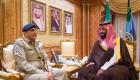 محمد بن سلمان يبحث العلاقات العسكرية مع قائد الجيش الباكستاني