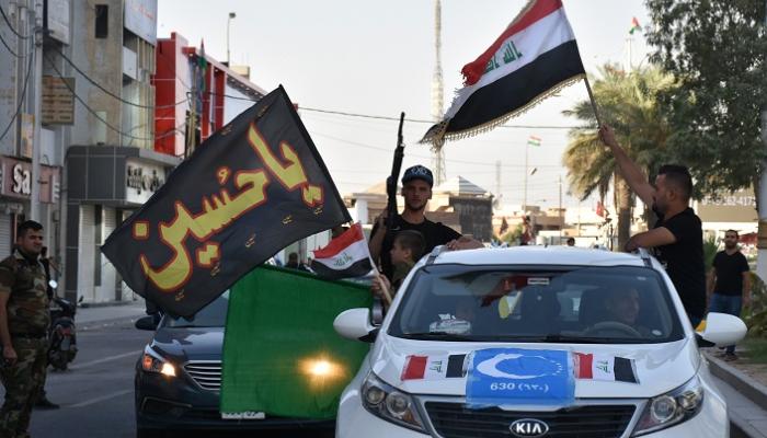 احتفالات عراقية في كركوك- أ.ف.ب