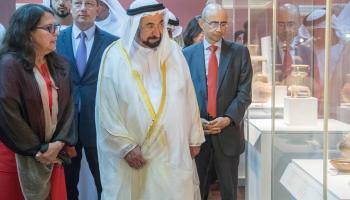حاكم الشارقة في افتتاح المعرض