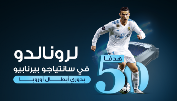أنفوجراف .. 50 هدفا لرونالدو في بيرنابيو بدوري أبطال أوروبا