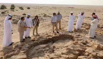 أعمال التنقيب والحفريات المستمرة في جزيرة مروح
