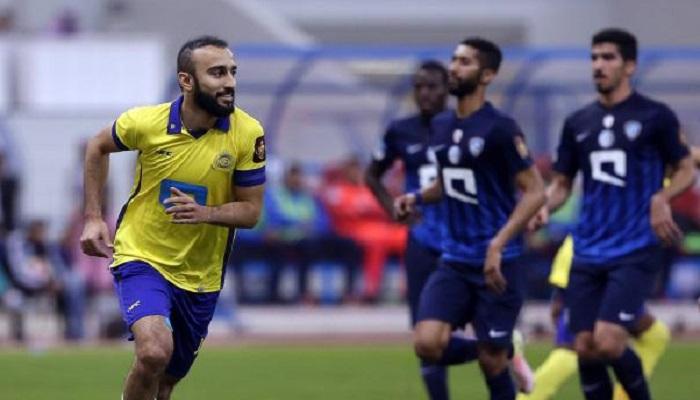 صورة أرشيفية لاحتفال للسهلاوي أمام الهلال