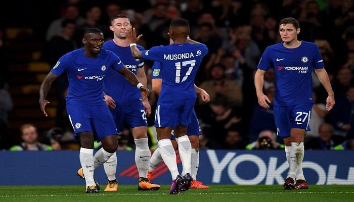 تشيلسي يتخطى إيفرتون ويبلغ ربع نهائي كأس الرابطة الإنجليزية