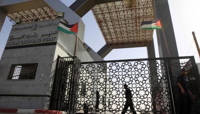 معبر رفح من الجانب الفلسطيني