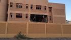 بالصور.. مقذوف حوثي يستهدف مدارس ومنازل نجران السعودية