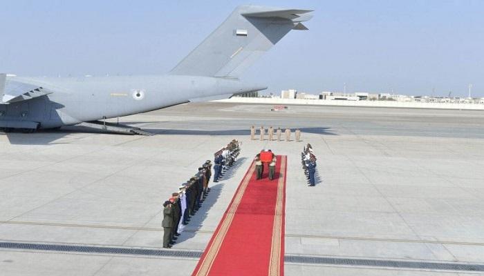 مراسم عسكرية لاستقبال جثمان الشهيد