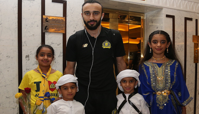 استقبال حافل لبعثة النصر السعودي في الإمارات