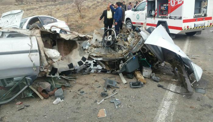 حادثة في أحد طرق إيران