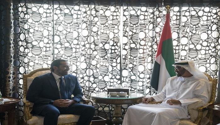 الشيخ محمد بن زايد وسعد الحريري